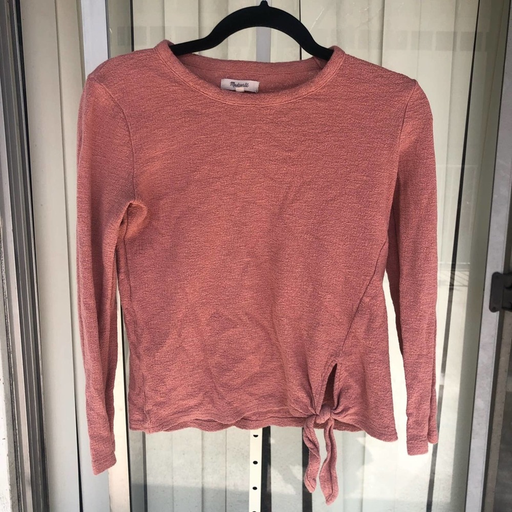 ⭐️ Madewell Tie Waist Long Sleeve Top